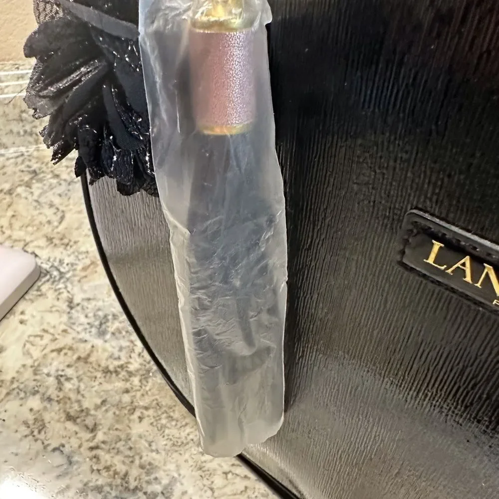 Lancôme Black Train Case Cosmetic Bag